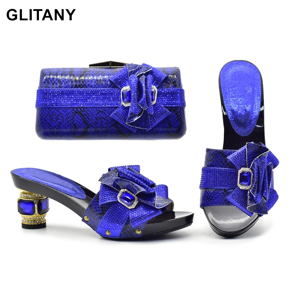 New Arrival Italian Women Shoes and Bag Set Decorated with Rhinestone In Party African Italian Shoes and Bag Set Party Shoes Bag
New Arrival Italian Women Shoes and Bag Set Decorated with Rhinestone In Party African Italian Shoes and Bag Set Party Shoes Bag
