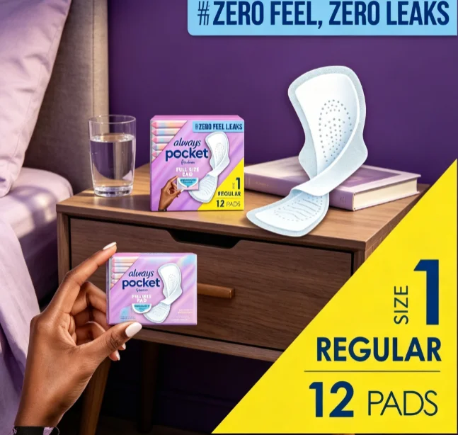 Hot Selling Pocket with FlexFoam Pads Size 1 Regular Wings 12 Count Best Value Comfort
Hot Selling Pocket with FlexFoam Pads Size 1 Regular Wings 12 Count Best Value Comfort