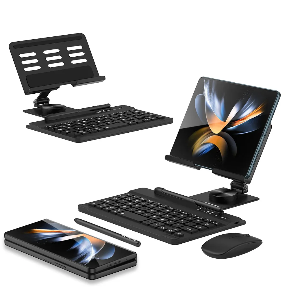 Lazy folding telescopic rotating 360 degree bracket, phablet case magnetic keyboard bracket
Lazy folding telescopic rotating 360 degree bracket, phablet case magnetic keyboard bracket