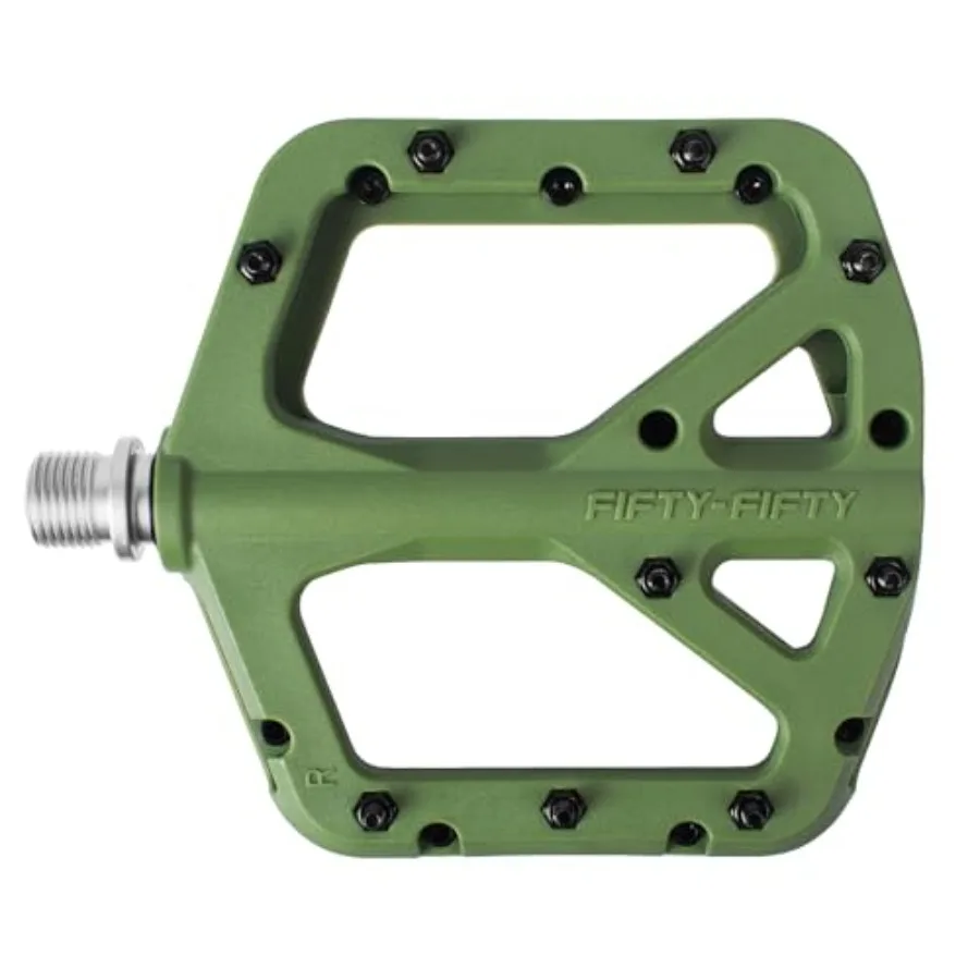 Mountain Bike Pedals, Non-Slip MTB Nylon Composite, 9/16" Bicycle Pedals, Lightweight and Wide Flat Platform
Mountain Bike Pedals, Non-Slip MTB Nylon Composite, 9/16" Bicycle Pedals, Lightweight and Wide Flat Platform