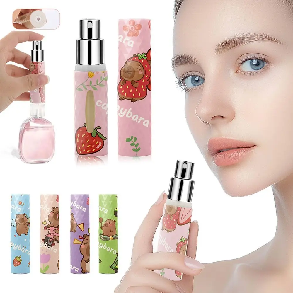 Cute 5ml Capibara Perfume Bottle Mini Leak-proof Spray Rotating Bottle Refillable Perfume Refill Bottle Travel
Cute 5ml Capibara Perfume Bottle Mini Leak-proof Spray Rotating Bottle Refillable Perfume Refill Bottle Travel
