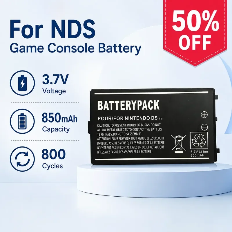 For NDS Game Console Battery NTR-001 NTR-003
For NDS Game Console Battery NTR-001 NTR-003