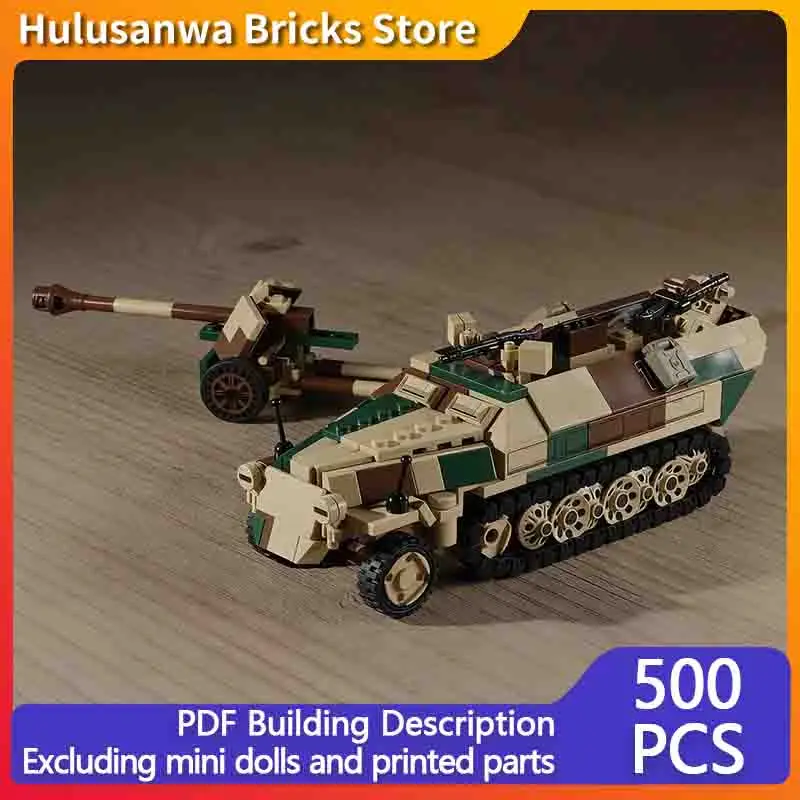 German Halftrack Model MOC Building Bricks War Equipment Modular Technology Gifts Holiday Assemble Children Toys Suit
German Halftrack Model MOC Building Bricks War Equipment Modular Technology Gifts Holiday Assemble Children Toys Suit