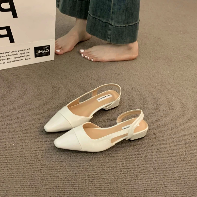 Brand Luxury Designer Fashion PU Leather Design Ladies Summer New Style Pointed Toe Low Heel Women Sandals Non-slip Flat Shoes
Brand Luxury Designer Fashion PU Leather Design Ladies Summer New Style Pointed Toe Low Heel Women Sandals Non-slip Flat Shoes