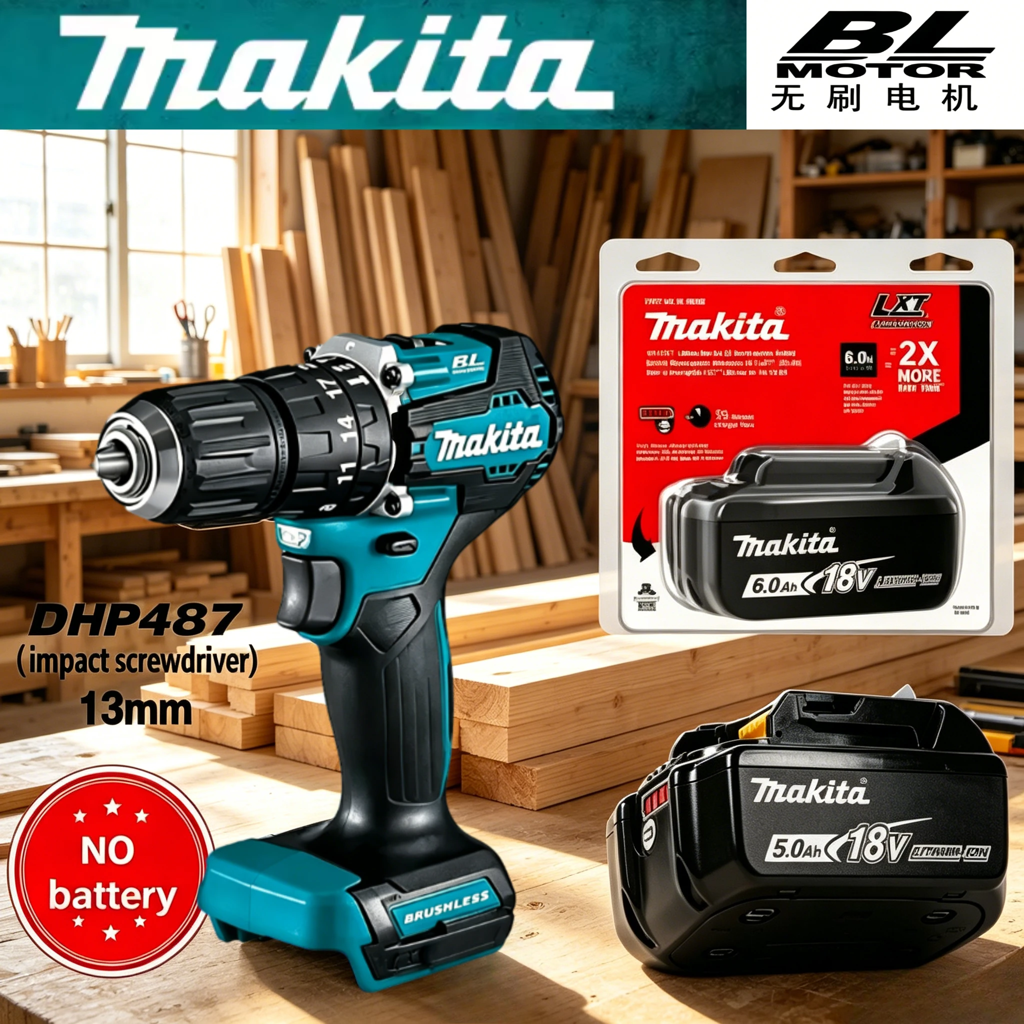 Genuine Original Makita BL1860 18V Battery, Indicator Synchronous Cell Calibration Tool Set Matches Pruning Shear & Metal Drill
Genuine Original Makita BL1860 18V Battery, Indicator Synchronous Cell Calibration Tool Set Matches Pruning Shear & Metal Drill