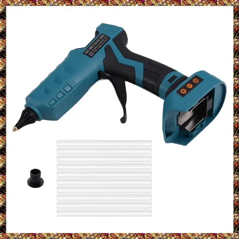 BTCL 100W Cordless Digital Hot Melt Glue Gun Power Tool Formakita 18V Battery Glue Sticks DIY Repair Tool
BTCL 100W Cordless Digital Hot Melt Glue Gun Power Tool Formakita 18V Battery Glue Sticks DIY Repair Tool