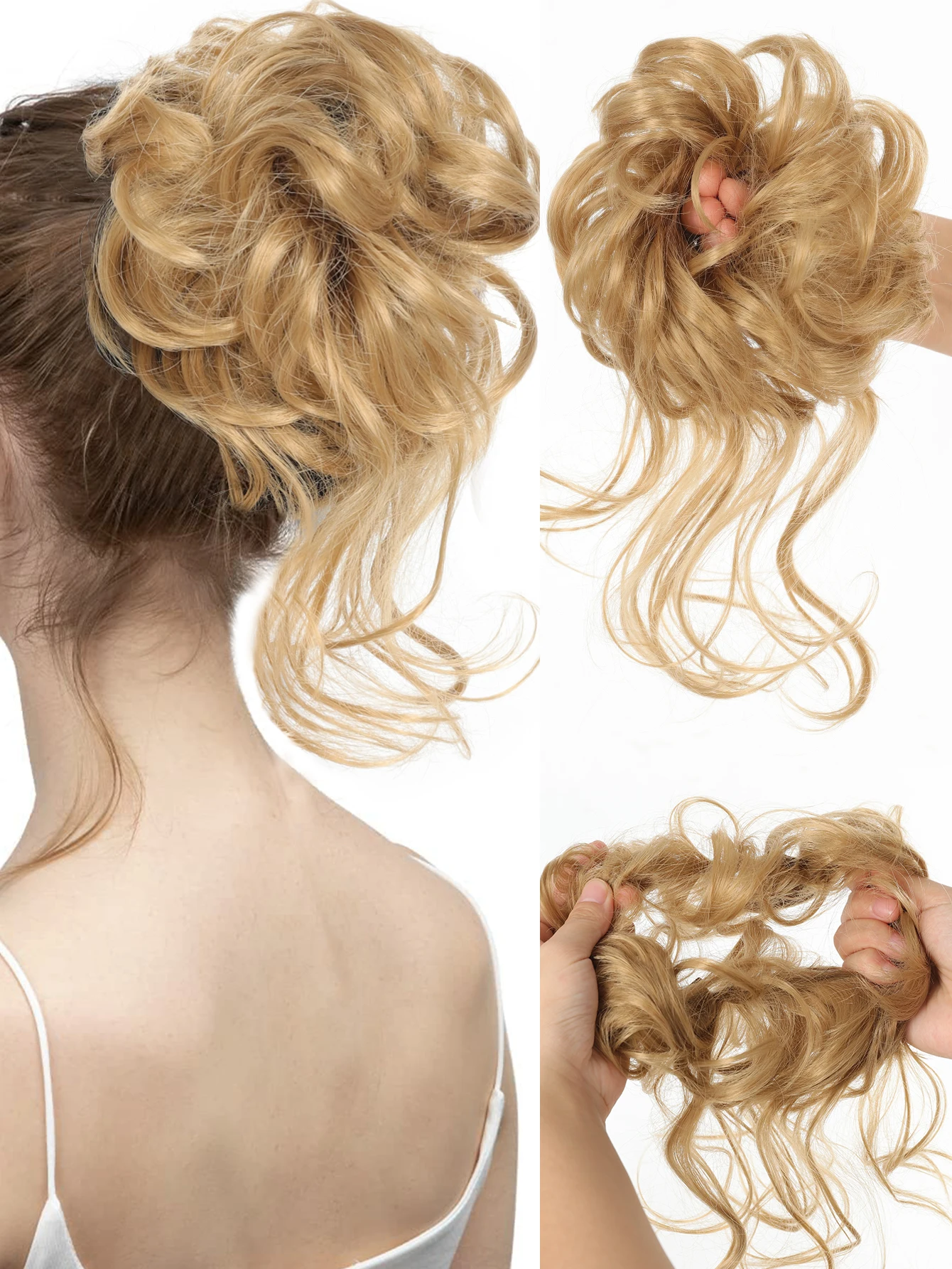 Synthetic Hair Bun Chignon Messy Curly Hair Band Elastic Scrunchy False Hair Pieces For Women Hairpins Black Brown
Synthetic Hair Bun Chignon Messy Curly Hair Band Elastic Scrunchy False Hair Pieces For Women Hairpins Black Brown