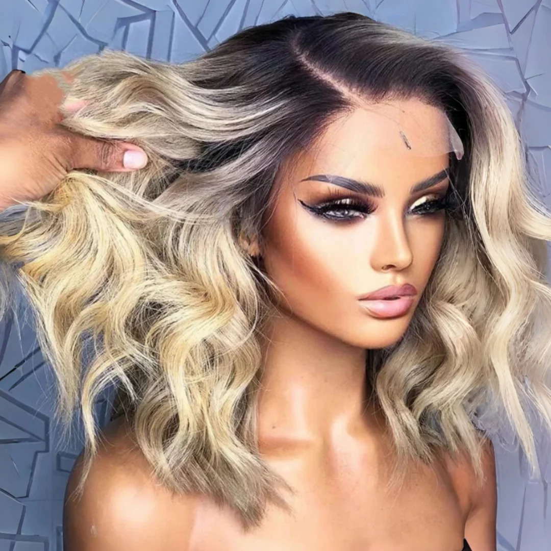 Body Wave Ombre Blond 14inch 5*5 Lace Front Hair 100% Human Hair Wig 150 Density with Baby Hair Pre-Plucked Soft Hair Wig
Body Wave Ombre Blond 14inch 5*5 Lace Front Hair 100% Human Hair Wig 150 Density with Baby Hair Pre-Plucked Soft Hair Wig