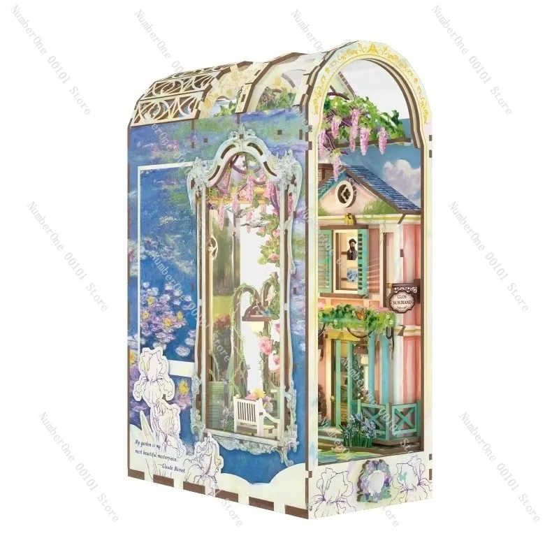 Charming Garden Book Nook DIY Miniature House French Style Building Block Model with Sensor Light Creative Handmade Assembly
Charming Garden Book Nook DIY Miniature House French Style Building Block Model with Sensor Light Creative Handmade Assembly