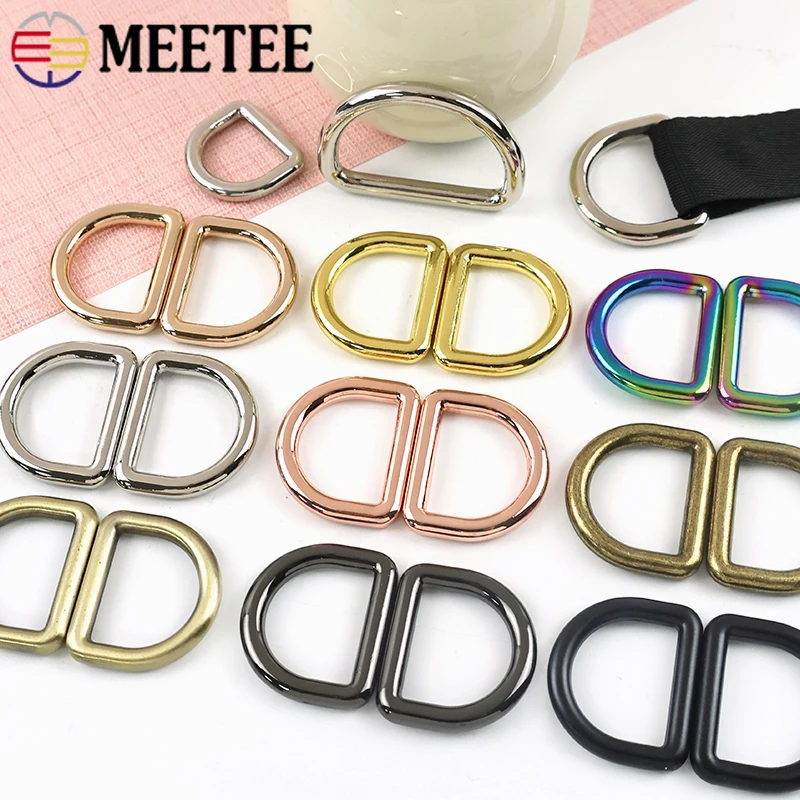 10/30Pcs 10-38mm Metal D Ring Buckle for Bag Strap Webbing Belt Pet Collar Loop Hook Purse Backpack DIY Sewing Hardware Repair
10/30Pcs 10-38mm Metal D Ring Buckle for Bag Strap Webbing Belt Pet Collar Loop Hook Purse Backpack DIY Sewing Hardware Repair