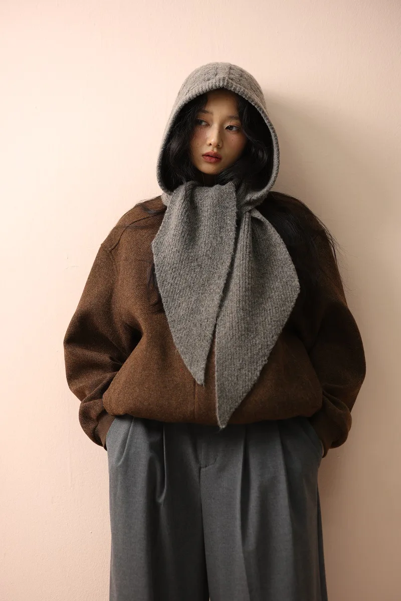 Вязаный шарф, женский шерстяной зимний теплый шарф, шапка и шарф в одном дизайне, утолщенная шаль, мягкий кашемир, пашмина, новинка
Вязаный шарф, женский шерстяной зимний теплый шарф, шапка и шарф в одном дизайне, утолщенная шаль, мягкий кашемир, пашмина, новинка