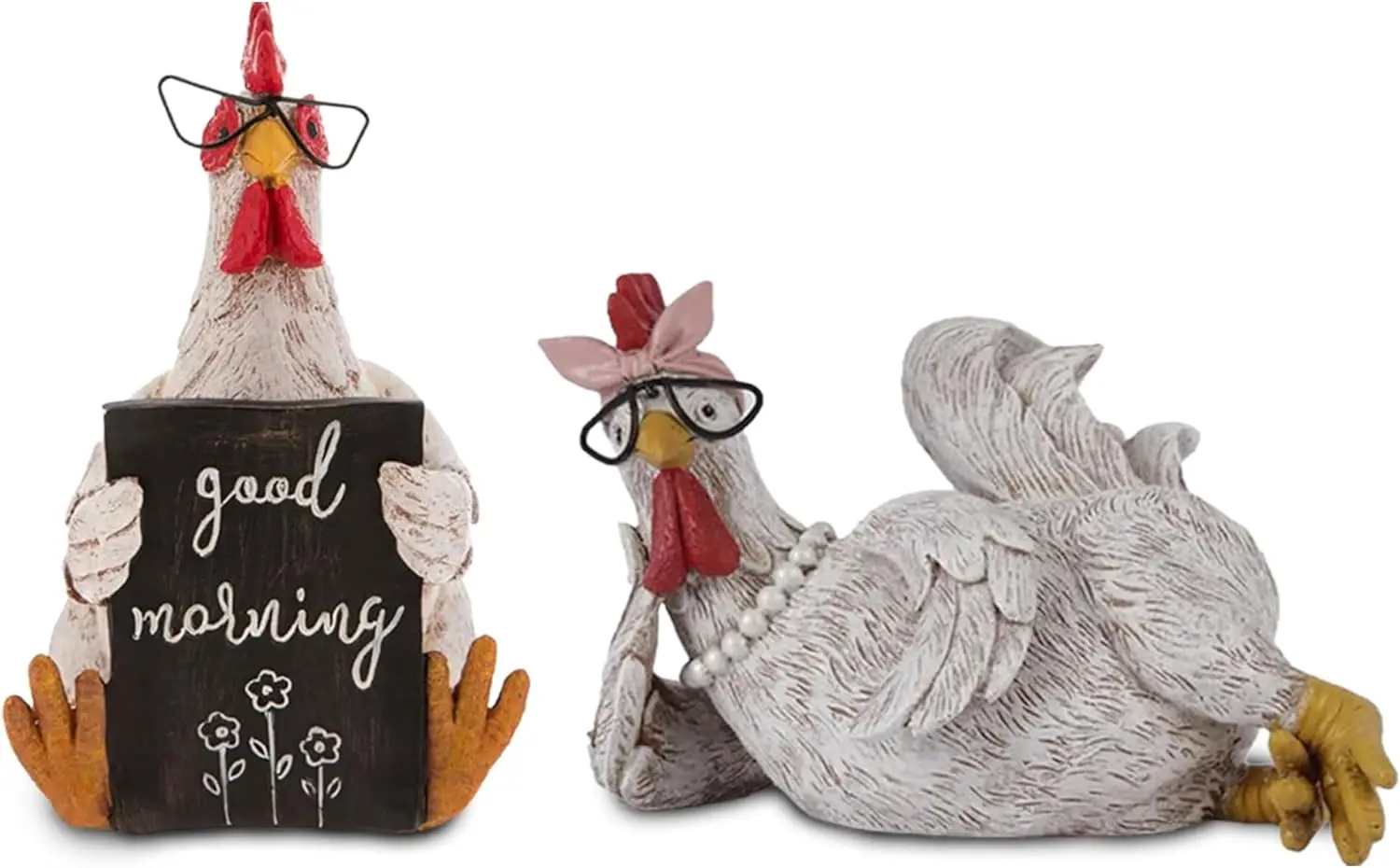 Rustic Rooster and Chicken Resin Statue Set \u2013 Distressed Faux Taxidermy \u2013 Resin & Metal Animal Sculptures \u2013 Count
Rustic Rooster and Chicken Resin Statue Set \u2013 Distressed Faux Taxidermy \u2013 Resin & Metal Animal Sculptures \u2013 Count