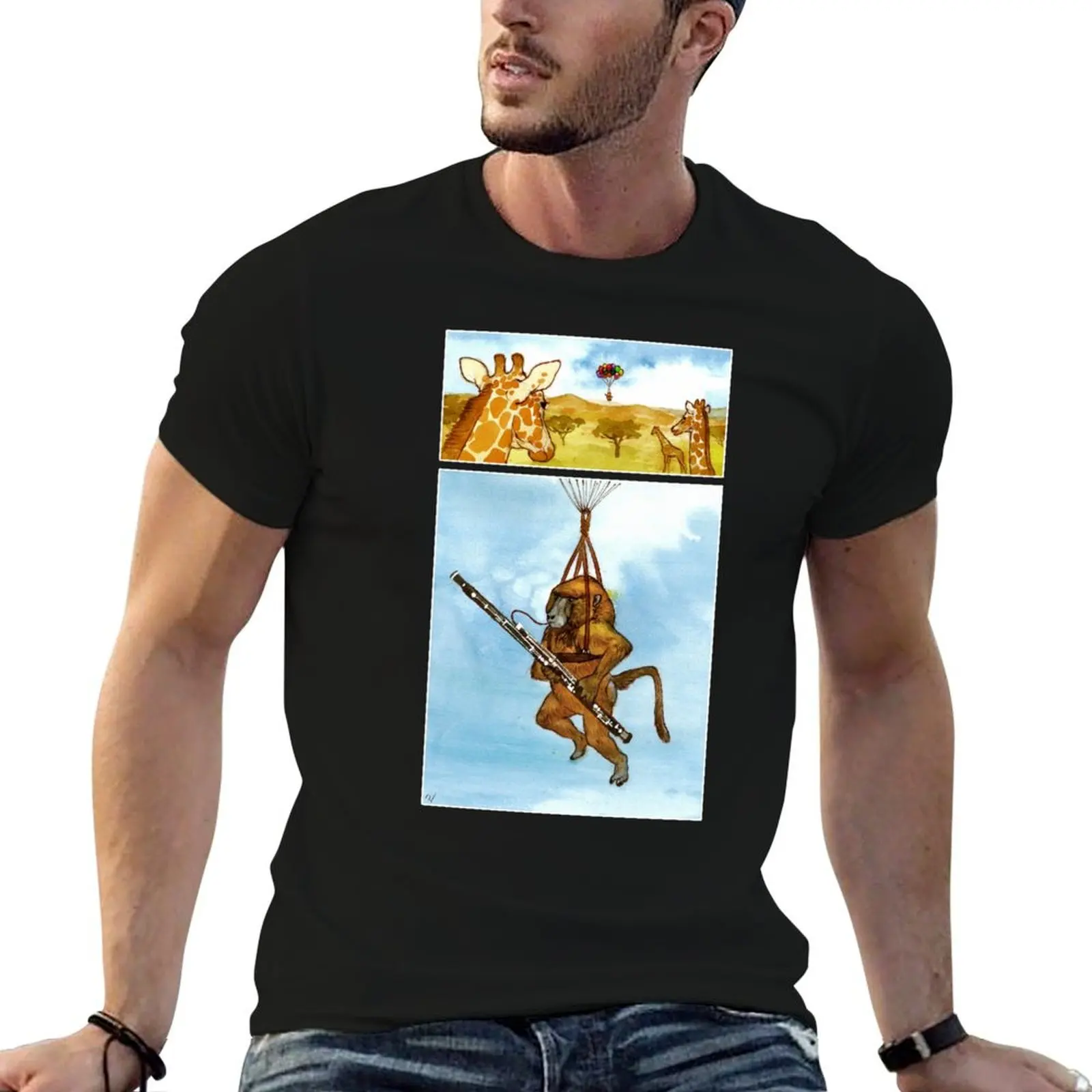 A Baboon Plays Bassoon From Balloons T-Shirt mens graphic t shirts man t shirts high quality luxury brand T-Shirt
A Baboon Plays Bassoon From Balloons T-Shirt mens graphic t shirts man t shirts high quality luxury brand T-Shirt