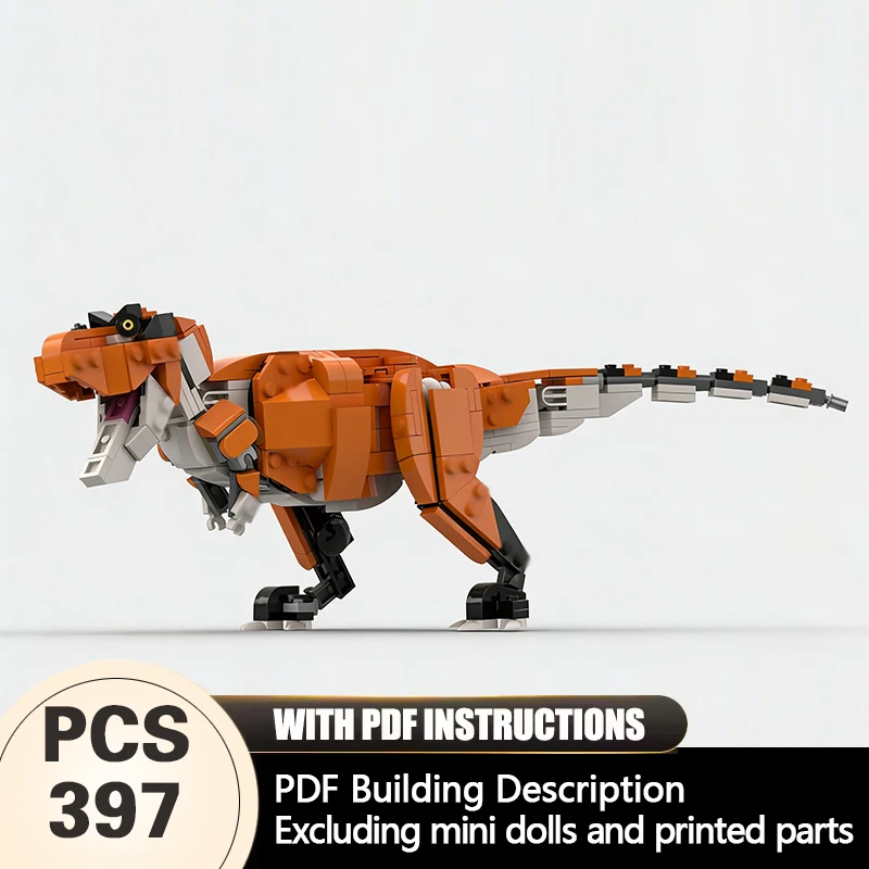 Creators Animal Series Model MOC Building Bricks Orange Dinosaur Modular Technology Gifts Holiday Assemble Children Toys Suit
Creators Animal Series Model MOC Building Bricks Orange Dinosaur Modular Technology Gifts Holiday Assemble Children Toys Suit
