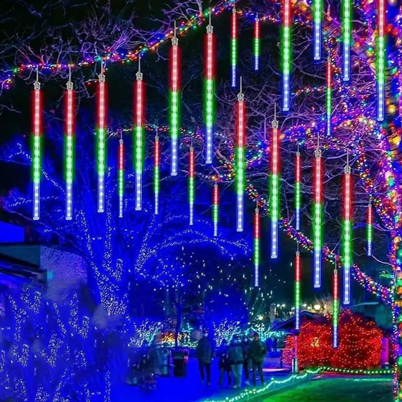 8 Tubes 30cm 50cm LED Meteor Shower Fairy Lights Outdoor Christmas Light String Wedding Garden Yard Decoration USB/US/EU Plug
8 Tubes 30cm 50cm LED Meteor Shower Fairy Lights Outdoor Christmas Light String Wedding Garden Yard Decoration USB/US/EU Plug