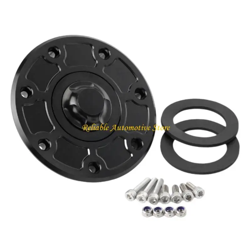 M68B Aluminum Tanks Lid Cover Caps with Aesthetic Appeal 7 Holes, Secure Locking Systems Accessories for ZX6R Motorcycle
M68B Aluminum Tanks Lid Cover Caps with Aesthetic Appeal 7 Holes, Secure Locking Systems Accessories for ZX6R Motorcycle