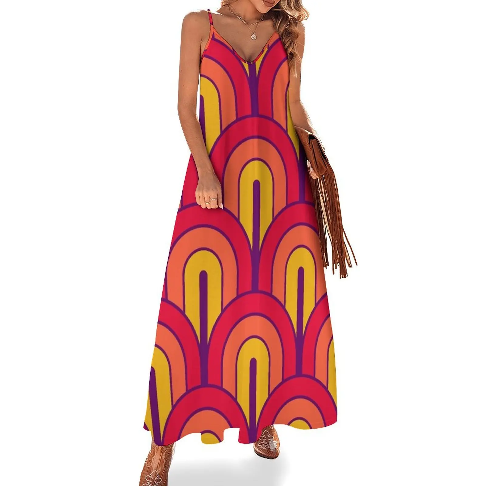 Retro Gradated Geometric Fan Pattern 823 Sleeveless Dress Casual dresses elegant party dresses for women 2025 Dress
Retro Gradated Geometric Fan Pattern 823 Sleeveless Dress Casual dresses elegant party dresses for women 2025 Dress