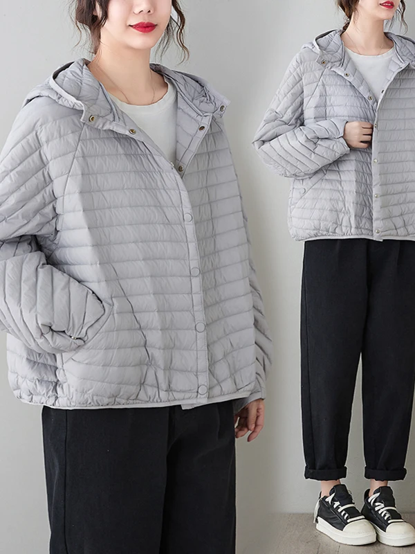 Корейская женская повседневная куртка с капюшоном, горизонтальными полосами, больших размеров, легкая, теплая, на хлопковом пуху
Корейская женская повседневная куртка с капюшоном, горизонтальными полосами, больших размеров, легкая, теплая, на хлопковом пуху