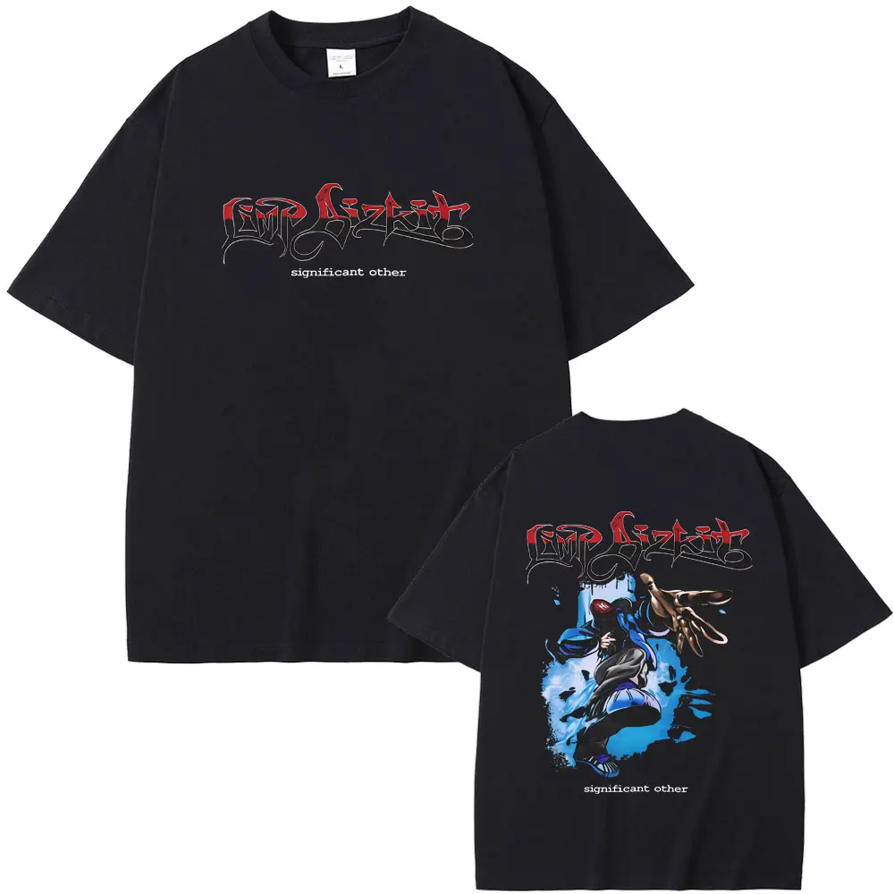 Rock Band Limp Bizkit Significant Other Double Sided Print T-shirt Men Women Hip Hop Retro Oversized Streetwear Male Casual Tops
Rock Band Limp Bizkit Significant Other Double Sided Print T-shirt Men Women Hip Hop Retro Oversized Streetwear Male Casual Tops