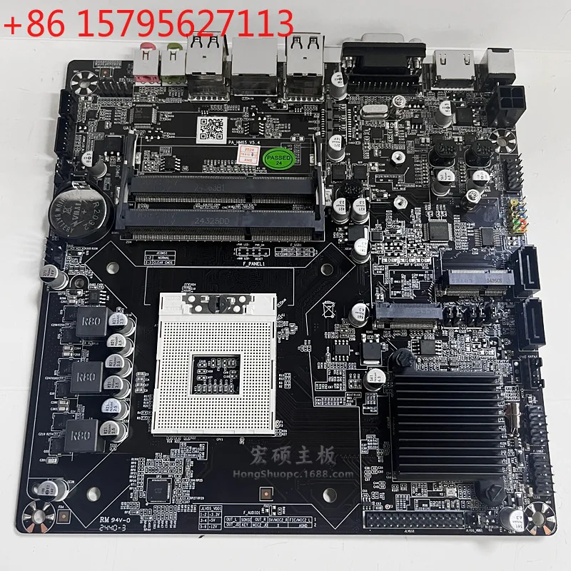 ITX industrial control main board HM65 dual memory slot DDR3 mini board PGA988 second and third generation CPU all-in-one
ITX industrial control main board HM65 dual memory slot DDR3 mini board PGA988 second and third generation CPU all-in-one