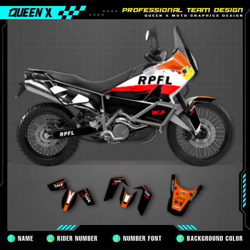 Queen X MOTOR Motorcycle Graphics Decals Stickers Kits For KTM ADV 990 2003-2016 Adventure Numer Name Custom
Queen X MOTOR Motorcycle Graphics Decals Stickers Kits For KTM ADV 990 2003-2016 Adventure Numer Name Custom