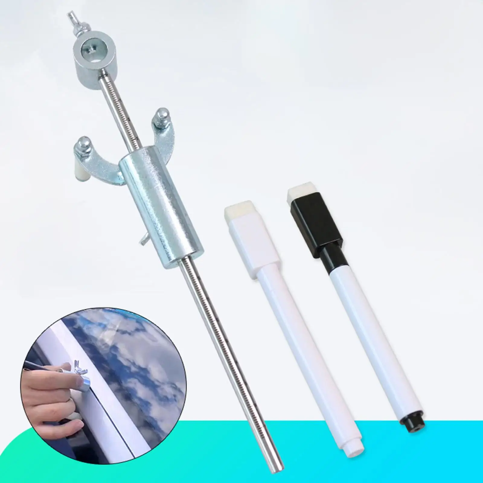 Car Body Cable Marking Tool Portable Sliding Mark Scribe Drawing Measuring Wheel Eyebrow Parallel Mark Scriber Dents Repair
Car Body Cable Marking Tool Portable Sliding Mark Scribe Drawing Measuring Wheel Eyebrow Parallel Mark Scriber Dents Repair