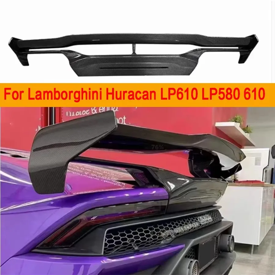 For Lamborghini Huracán EVO LP580 LP610 carbon fiber Tail fins Rear Spoiler Guide Wing Rear Wing 580 610 Upgrade body kit
For Lamborghini Huracán EVO LP580 LP610 carbon fiber Tail fins Rear Spoiler Guide Wing Rear Wing 580 610 Upgrade body kit