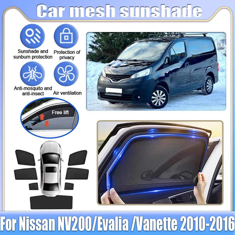 Car Mesh Shades For Nissan NV200 Evalia Vanette 2010-2016 Window Sunshade Sunscreen Privacy Curtains Mosquitos Auto Accessories
Car Mesh Shades For Nissan NV200 Evalia Vanette 2010-2016 Window Sunshade Sunscreen Privacy Curtains Mosquitos Auto Accessories