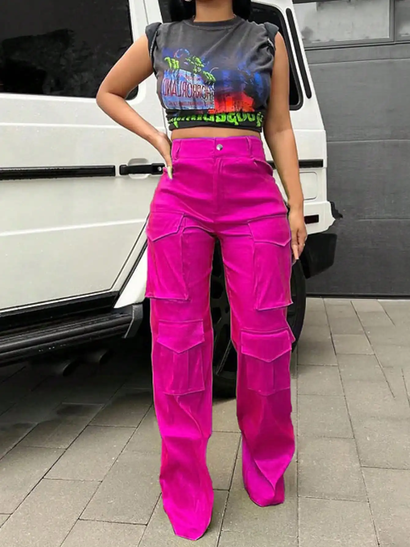 2025 Newest Women's High-waisted Cargo Pants Straight Wide Leg Pants Y2K Streetwear Loose Stretch Pants With Pocket Streetwear
2025 Newest Women's High-waisted Cargo Pants Straight Wide Leg Pants Y2K Streetwear Loose Stretch Pants With Pocket Streetwear