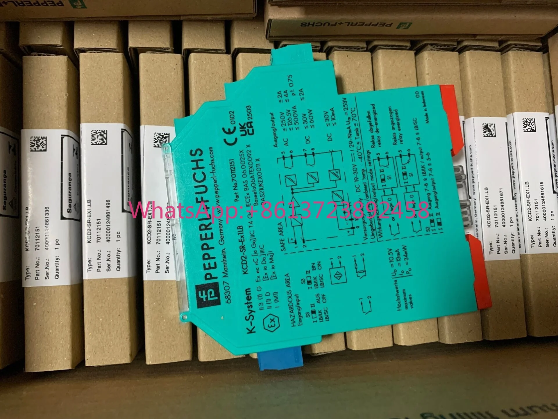 KCD2-SR-EX1.LB safety barrier is of high quality
KCD2-SR-EX1.LB safety barrier is of high quality