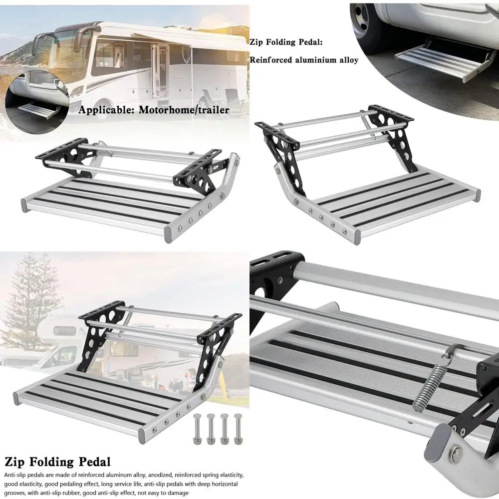 Алюминиевый ручной выдвижной складной шаг для дома на колесах, кемпера, каравана
Алюминиевый ручной выдвижной складной шаг для дома на колесах, кемпера, каравана