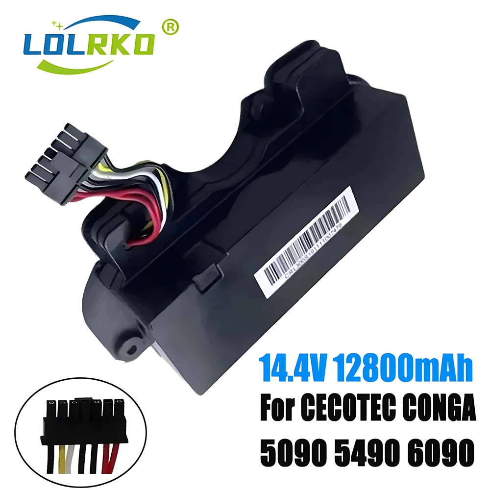 CECOTEC-Paquete de batería para Robot aspirador CONGA, 14,8 V, 12800mAh, 100%, 5090, 6090, modelo de fabricación inteligente NIT
CECOTEC-Paquete de batería para Robot aspirador CONGA, 14,8 V, 12800mAh, 100%, 5090, 6090, modelo de fabricación inteligente NIT