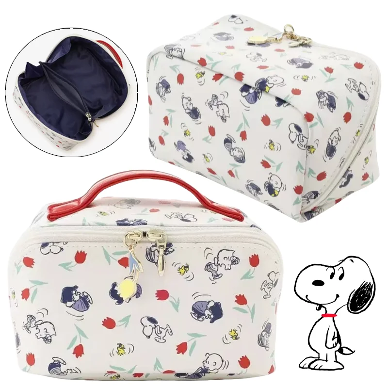 Kawaii Snoopy Makeup Bag Large Capacity Travel Cosmetic Storage Pouch Women Fashion Travel Toiletry Organizer Bags Girls Gifts
Kawaii Snoopy Makeup Bag Large Capacity Travel Cosmetic Storage Pouch Women Fashion Travel Toiletry Organizer Bags Girls Gifts