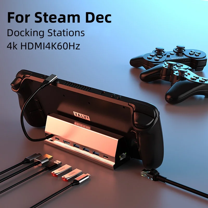 Док-станция Usb C, многофункциональная док-станция для игр, док-станция для Steam Deck, из алюминиевого сплава, док-станция HDMI4K60Hz
Док-станция Usb C, многофункциональная док-станция для игр, док-станция для Steam Deck, из алюминиевого сплава, док-станция HDMI4K60Hz