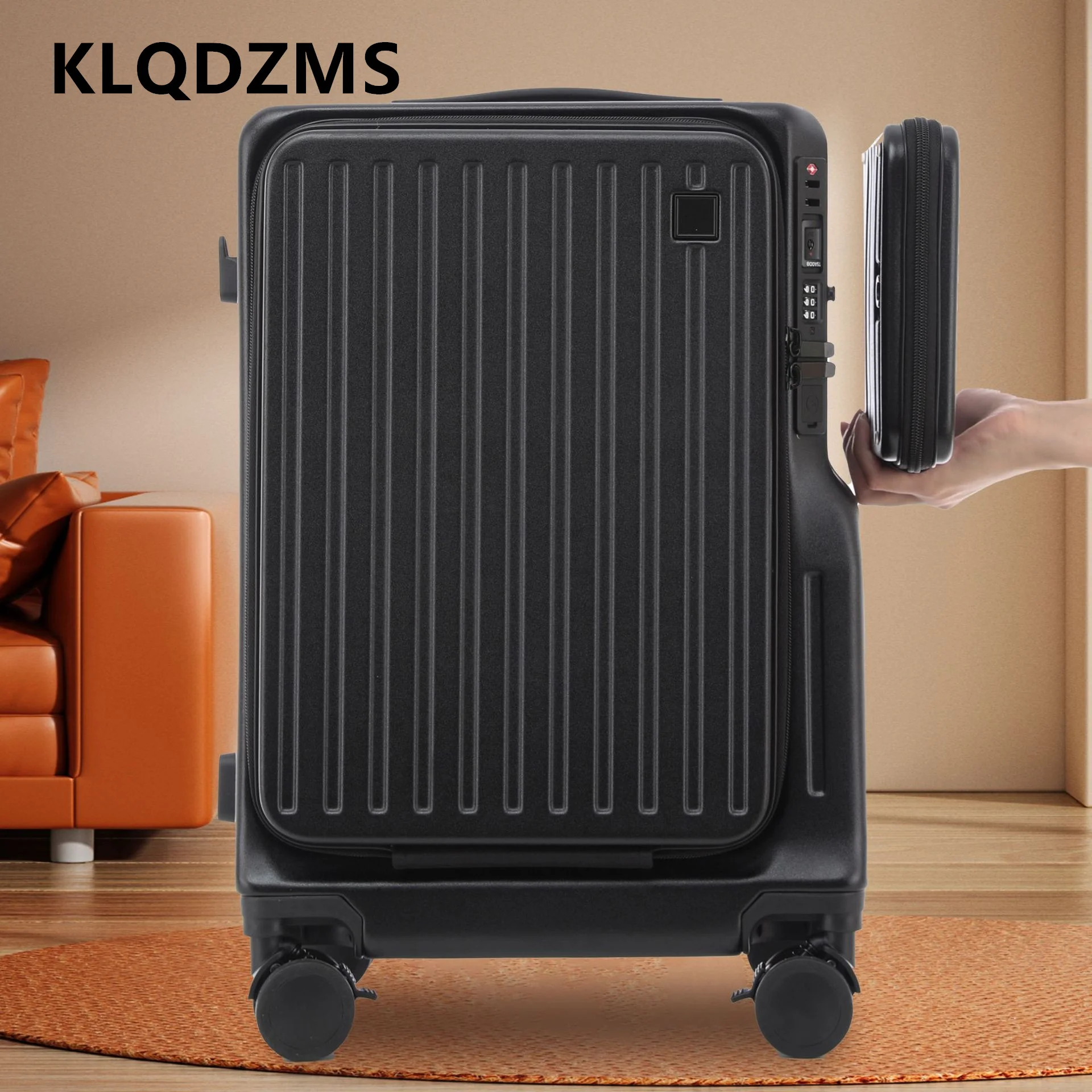 KLQDZMS 20 Inches Suitcase ABS + PC Boarding Box Multifunctional Trolley Case USB Charging Password Box with Wheels Luggage
KLQDZMS 20 Inches Suitcase ABS + PC Boarding Box Multifunctional Trolley Case USB Charging Password Box with Wheels Luggage