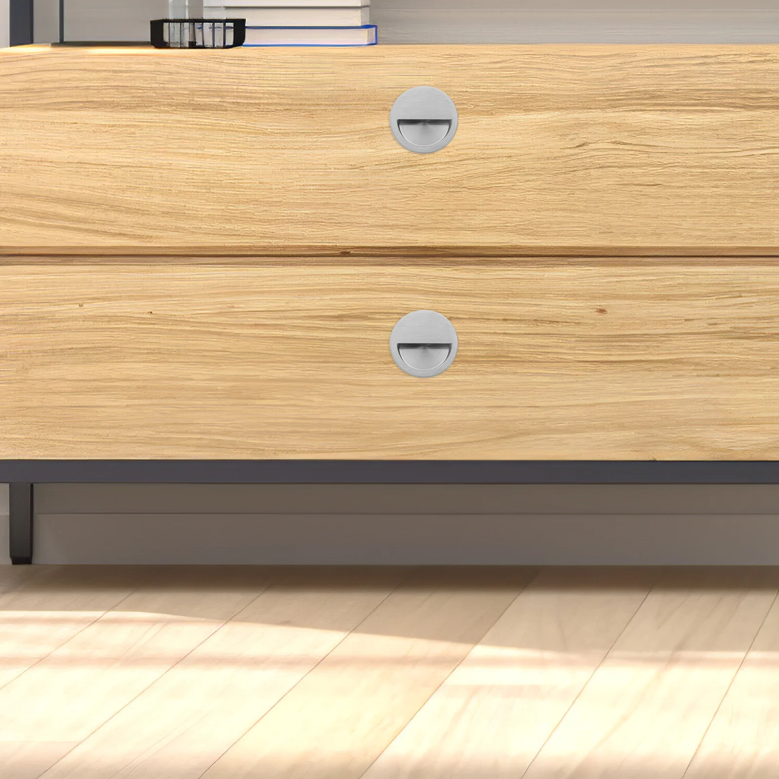 4Pcs Brushed Stainless Steel Recessed Pulls for Cabinets Drawers Closets Smooth Finish Hidden Door Handles Pocket Hardware
4Pcs Brushed Stainless Steel Recessed Pulls for Cabinets Drawers Closets Smooth Finish Hidden Door Handles Pocket Hardware