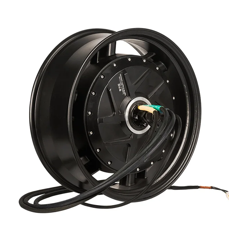 YMMOTOR High Speed 150KMH 17x6.0" WP 70H Rated 15KW Racing Motorcycle BLDC Wheel Hub Motor
YMMOTOR High Speed 150KMH 17x6.0" WP 70H Rated 15KW Racing Motorcycle BLDC Wheel Hub Motor