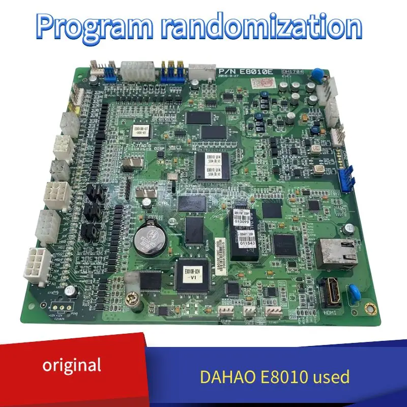 Оригинальные детали для вышивки DAHAO Mahince 528, компьютерная головка с электронным управлением E8010, б/у материнская плата
Оригинальные детали для вышивки DAHAO Mahince 528, компьютерная головка с электронным управлением E8010, б/у материнская плата