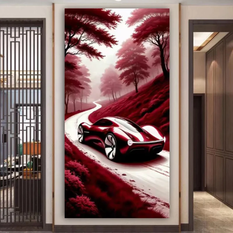 5D Diamond Art Kits For Adults, Forest Sports Car Diamond Painting Kits For Beginners, DIY Full Drill Gem Art With Diamond Dots
5D Diamond Art Kits For Adults, Forest Sports Car Diamond Painting Kits For Beginners, DIY Full Drill Gem Art With Diamond Dots