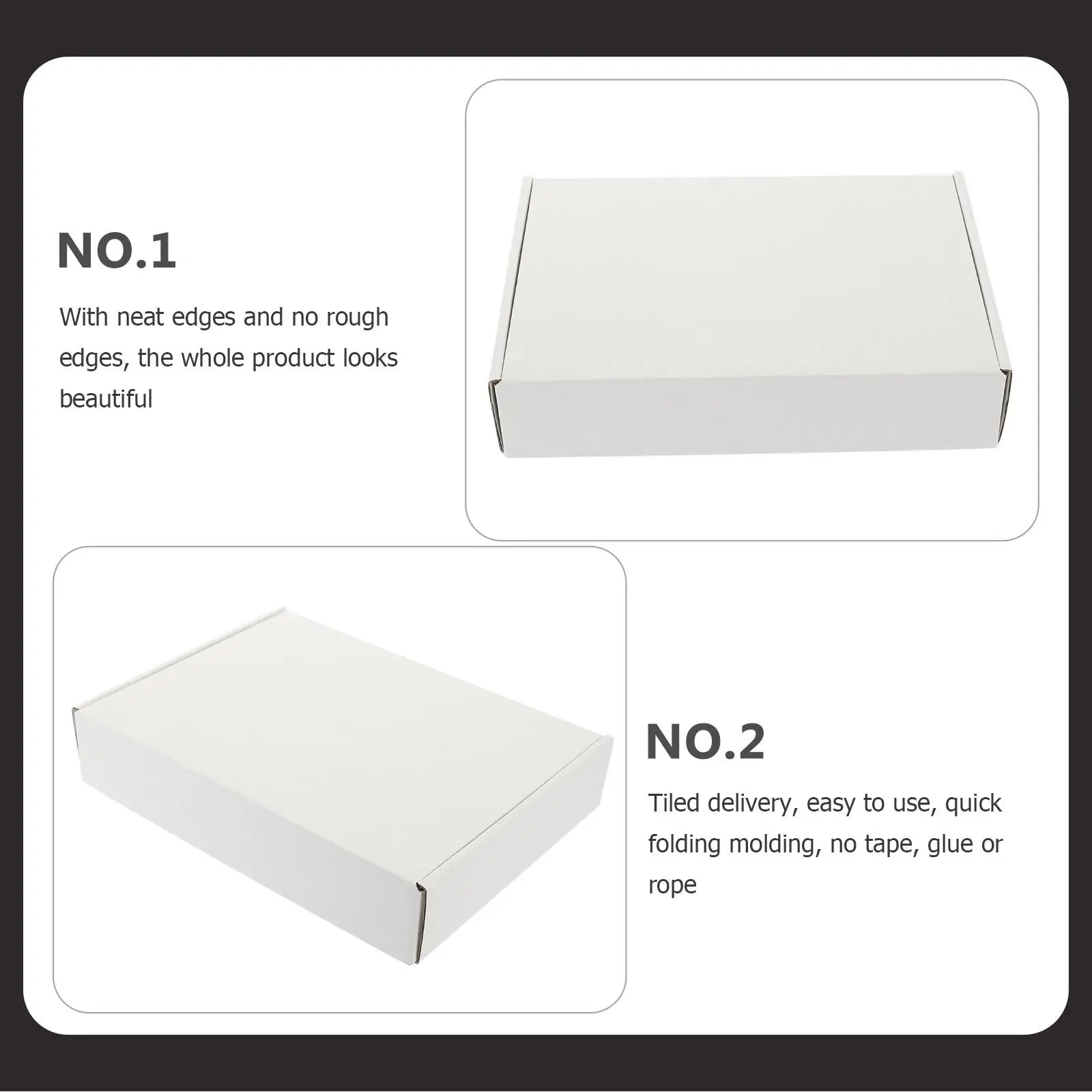 20 Pcs White Cardboard Boxes Corrugated Shipping Packaging Reusable Storage Moving Packing Carton
20 Pcs White Cardboard Boxes Corrugated Shipping Packaging Reusable Storage Moving Packing Carton
