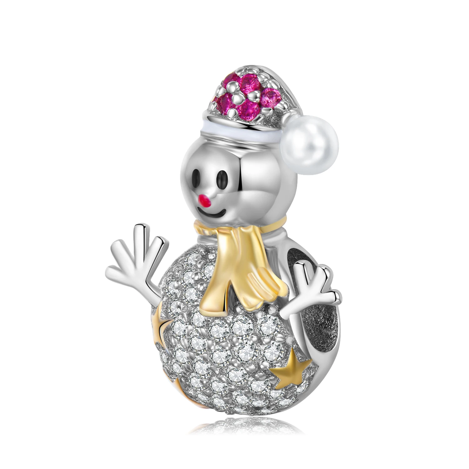 925 Sterling Silver Christmas Gift Golden Scarf Christmas Snowman Charm Bead Fit Original Bracelet Diy Jewelry Accessories Beads
925 Sterling Silver Christmas Gift Golden Scarf Christmas Snowman Charm Bead Fit Original Bracelet Diy Jewelry Accessories Beads