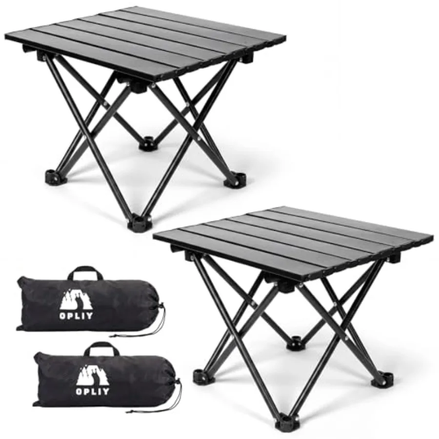 2-Pack Portable Camping Table Ultralight Foldable Car Tray Table with Carry Bag for Camping, Picnic, BBQ, Beach and Outdoor Tra
2-Pack Portable Camping Table Ultralight Foldable Car Tray Table with Carry Bag for Camping, Picnic, BBQ, Beach and Outdoor Tra