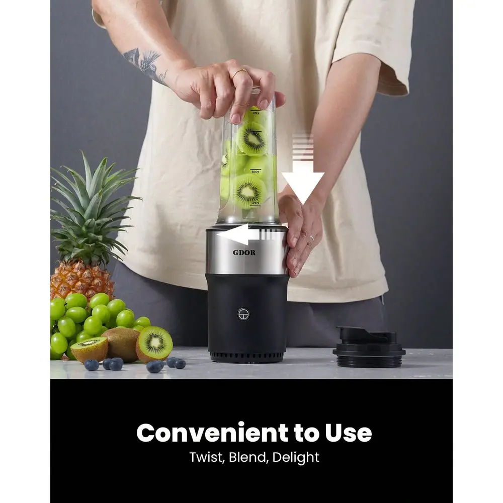Blender, 900W Personal Blender With 2 24Oz ToGo Cups For Smoothies Milkshakes,And Juices,Healthy Recipe,Black.
Blender, 900W Personal Blender With 2 24Oz ToGo Cups For Smoothies Milkshakes,And Juices,Healthy Recipe,Black.