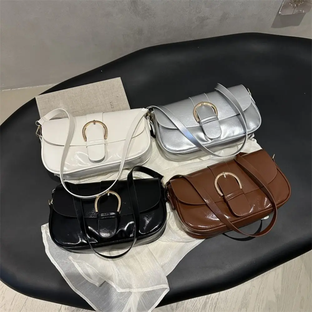 Fashion Vintage Buckle Armpit Bag Luxury Solid Color Y2k Shoulder Bag Pu Leather Designer Spicy Girl Handbag Women
Fashion Vintage Buckle Armpit Bag Luxury Solid Color Y2k Shoulder Bag Pu Leather Designer Spicy Girl Handbag Women