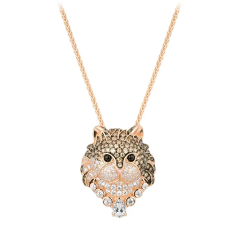 CAMEO Pendant Chain 925 Silver Synthetic Zircon Champagne Gold Full Diamond Bird Fashion Light Luxury Necklace
CAMEO Pendant Chain 925 Silver Synthetic Zircon Champagne Gold Full Diamond Bird Fashion Light Luxury Necklace