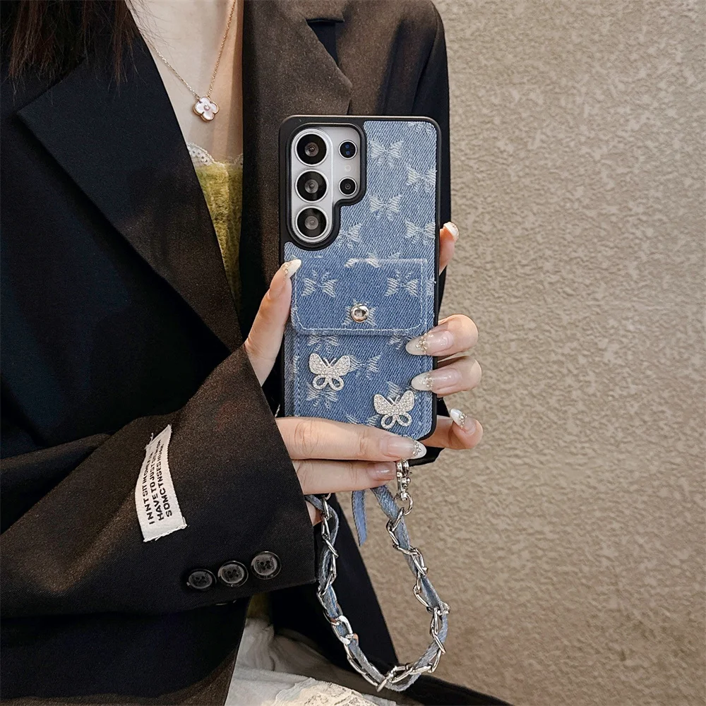Korean Leather Strap Card Holder Handbag Phone case for Samsung Galaxy S25 Ultra S26 plus S23 S24 Cover Cuter Protective Cases
Korean Leather Strap Card Holder Handbag Phone case for Samsung Galaxy S25 Ultra S26 plus S23 S24 Cover Cuter Protective Cases