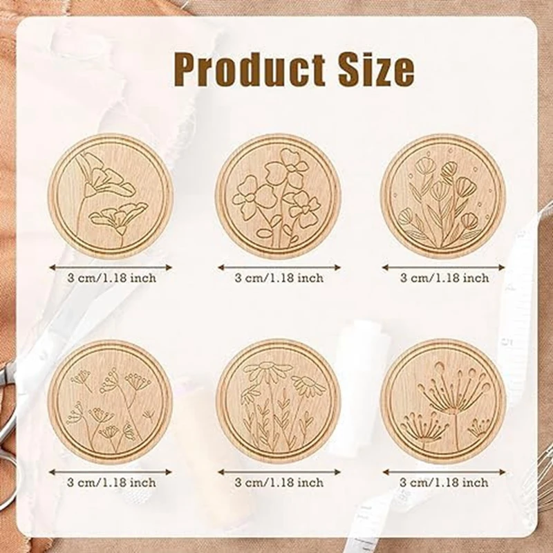 A47U 6 Pieces Minder for Cross Stitch, Flower Patterned Needle Keepers, Embroidery Sewing Needle and Pin Holders for Crafts
A47U 6 Pieces Minder for Cross Stitch, Flower Patterned Needle Keepers, Embroidery Sewing Needle and Pin Holders for Crafts