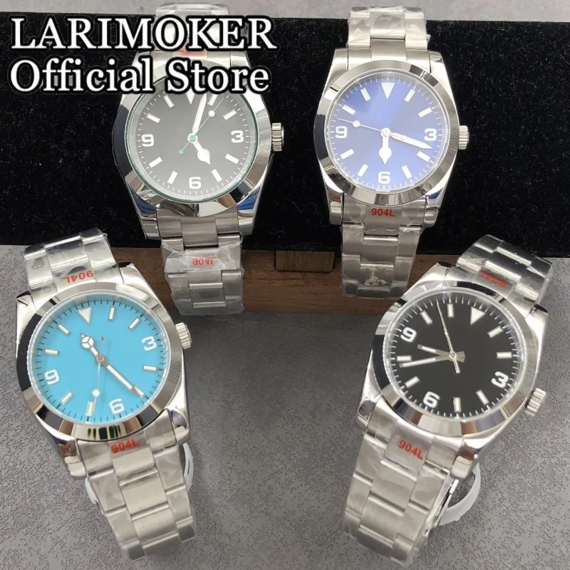 LARIMOKER 36mm39mm NH35 Movement Mechanical Wristwatches Stainless Steel Polished Slope Bezel Sapphire Glass 10BAR Waterproof
LARIMOKER 36mm39mm NH35 Movement Mechanical Wristwatches Stainless Steel Polished Slope Bezel Sapphire Glass 10BAR Waterproof