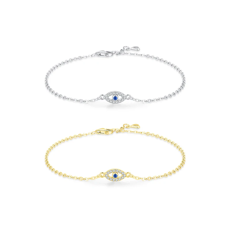 TKJ Evil Eyes Bracelet 925 Sterling Silver Wrist Chain Wrist Chain Jewelry Devil's Eye Charms Halloween Christmas Accessories
TKJ Evil Eyes Bracelet 925 Sterling Silver Wrist Chain Wrist Chain Jewelry Devil's Eye Charms Halloween Christmas Accessories
