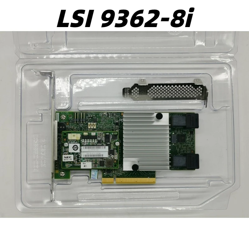 LSI 9362-8i 1GB PCI-E 3.0 x8 SATA SAS 8-Port 12Gb/s RAID Controller Card
LSI 9362-8i 1GB PCI-E 3.0 x8 SATA SAS 8-Port 12Gb/s RAID Controller Card